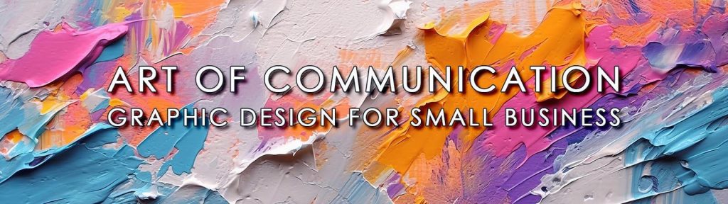 Welcome to Art of Communication with beautiful colorful painting background